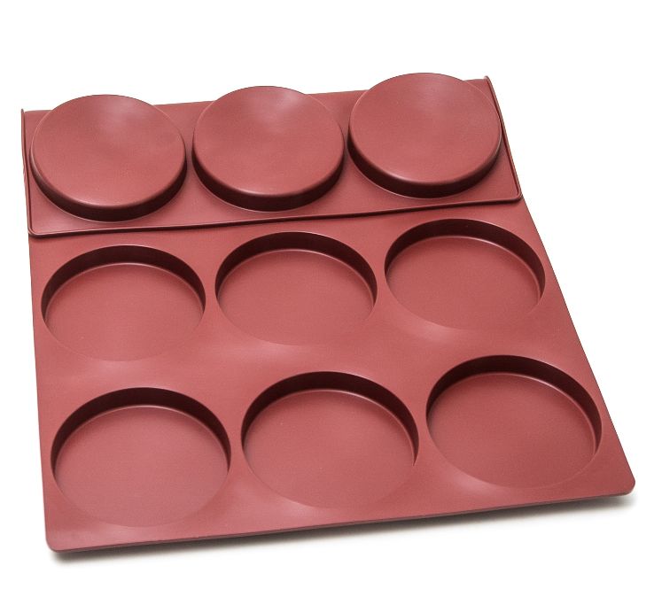 [MA-010472] SILIKONMATTA 40x60 RUND 12st ø120mm  