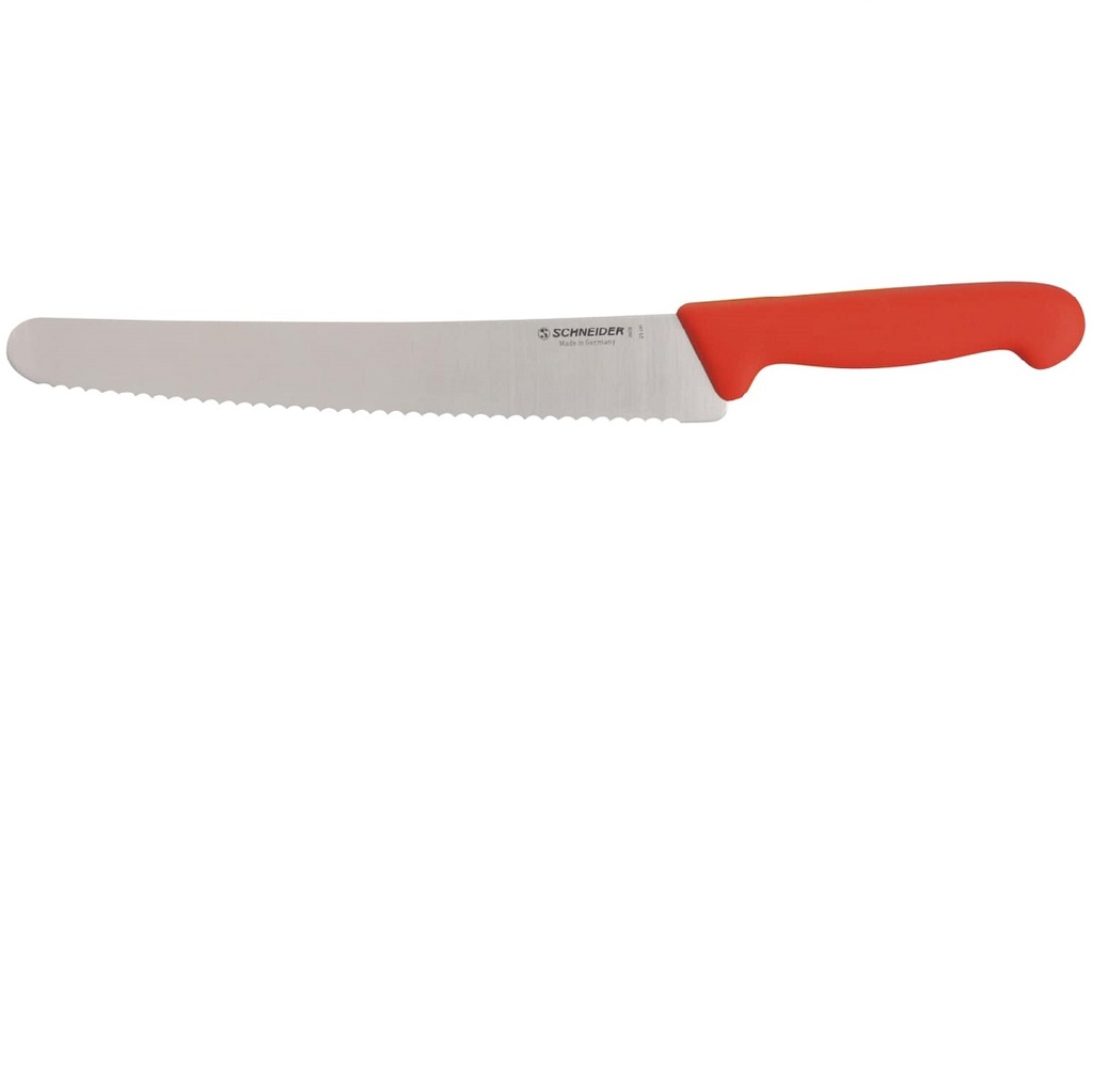 [SR-260701] KNIV 250mm Bølgeskær RØD