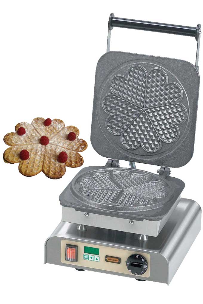 [EN-12-40720DT] VAFFELJERN PRO-1 HJERTE STORT