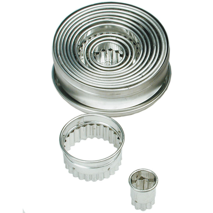 UTSTICKARE RUND KRUSIG 12-set