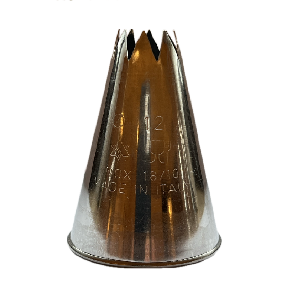 [PI-127-12] PIPING BAG NOZZLE STAR ø12mm