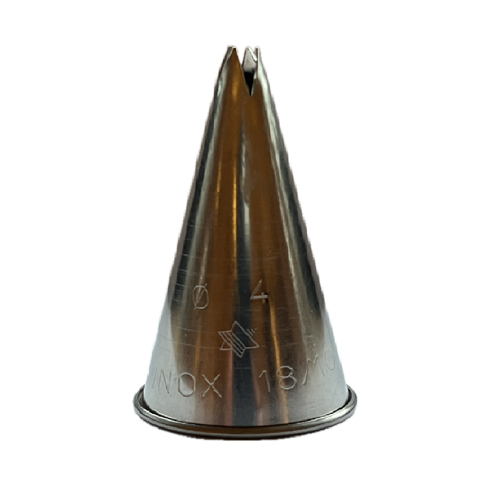[PI-127-4] PIPING BAG NOZZLE STAR ø4mm