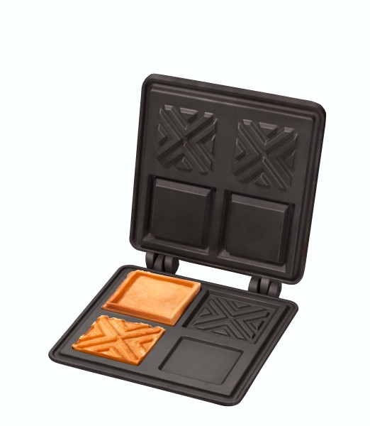 [EN-32-40704-01] STEKEPLATE X-VAFFEL 2 fyllte vaffel 'Thermocook'