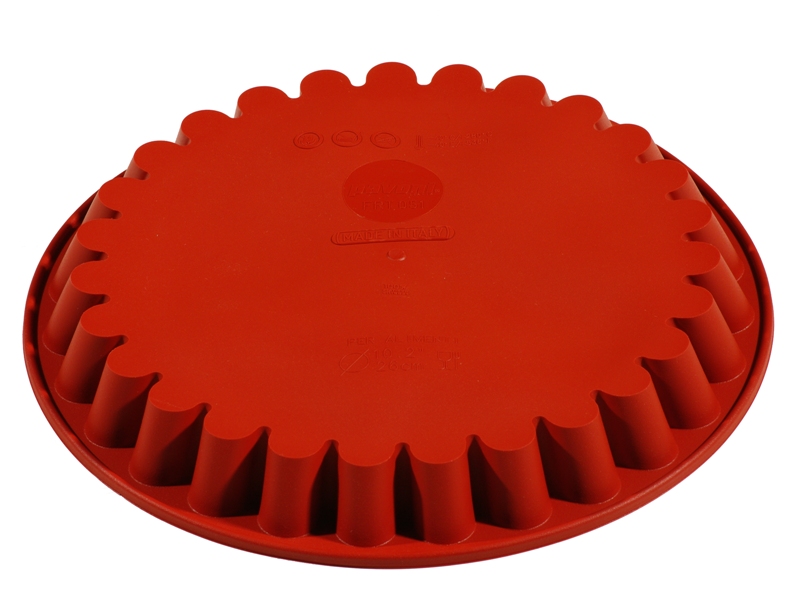 [PI-FRT051] SILICONE MOULD ROUND FLUTED 1,35L ø260x30mm