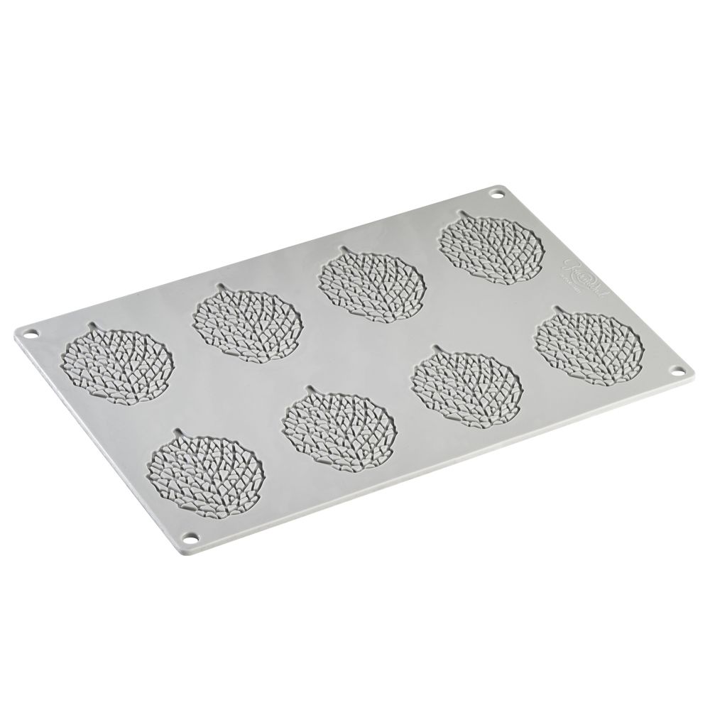 SILIKONEFORM 20x30 LØV 8stk 73mm