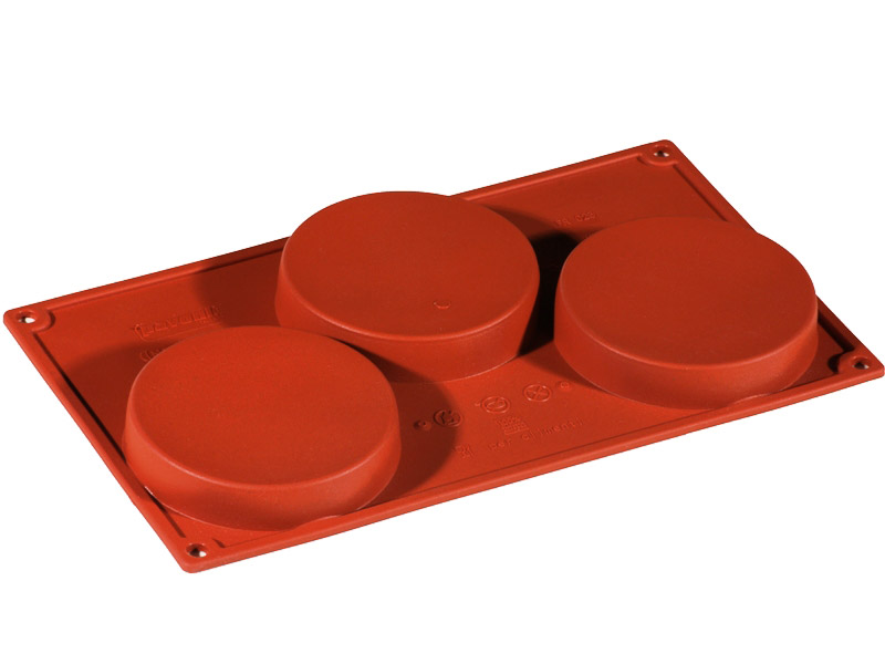 [PI-FR023] SILICONE MOULD GN1/3 ROUND 3pcs ø103mm