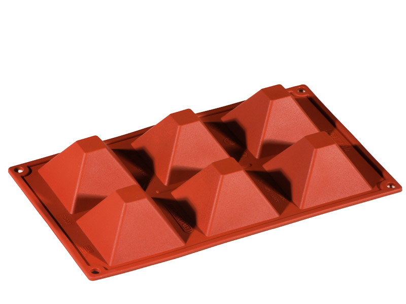[PI-FR007] SILIKONEFORM GN1/3 PYRAMIDE 6st 71mm 