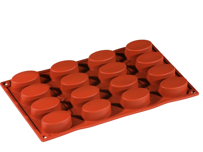 [PI-FR009] SILICONE MOULD GN1/3 OVAL 16pcs 55mm