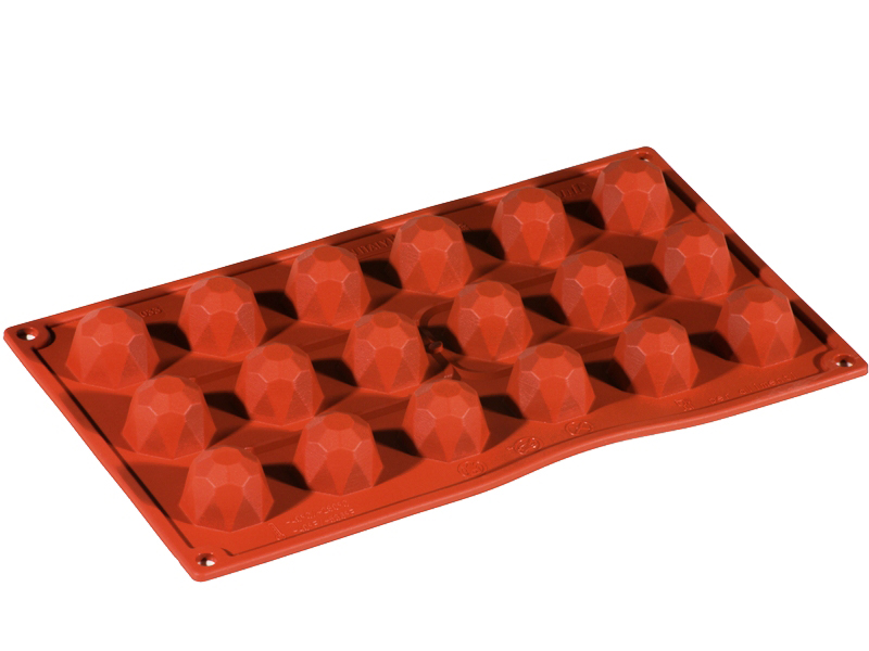 SILIKONEFORM GN1/3 DIAMANT 18st ø35mm 