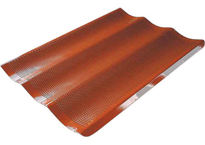 [BTRX-5174-re] FLUTED TRAY 47x63 3 LOAF RilonElast