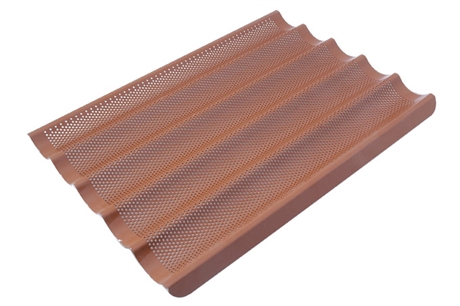 [BTRX-5071-re] FLUTED TRAY 45x60 5 BAGUETTE RilonElast