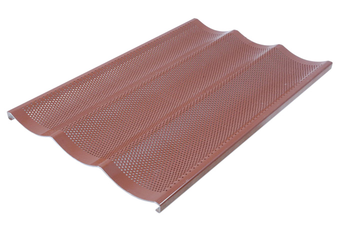 [BTRX-14317-re] FLUTED TRAY 40x60 3 LOAF RilonElast