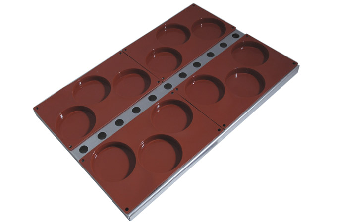 [FORX-14741] MALPLATE 40x60 til 4x Silikonform ’PI-FR023’