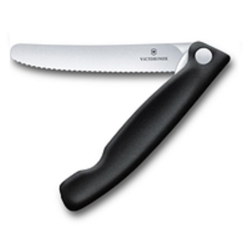 [VX-67833FB] FOLDBAR KNIV 110mm Bølgeskær Rund spets VICTORINOX