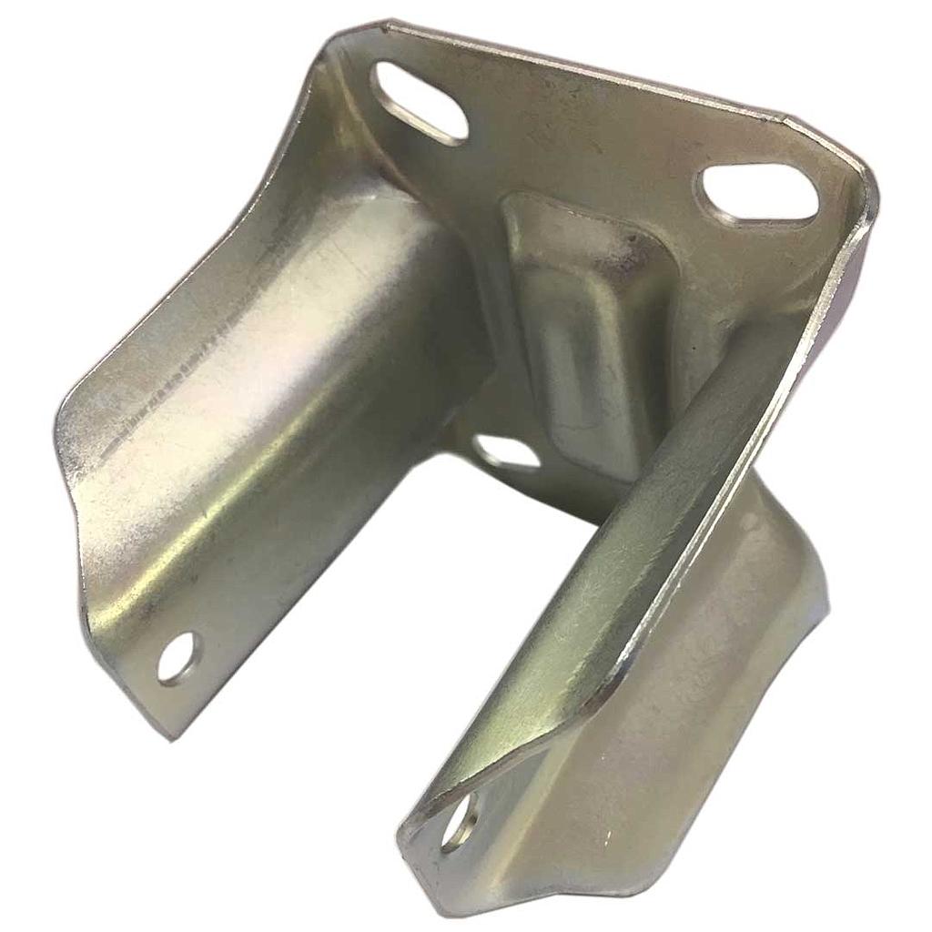 [TR-404452] CASTOR BRACKET ø100mm Top Plate FIXED Galvanized steel