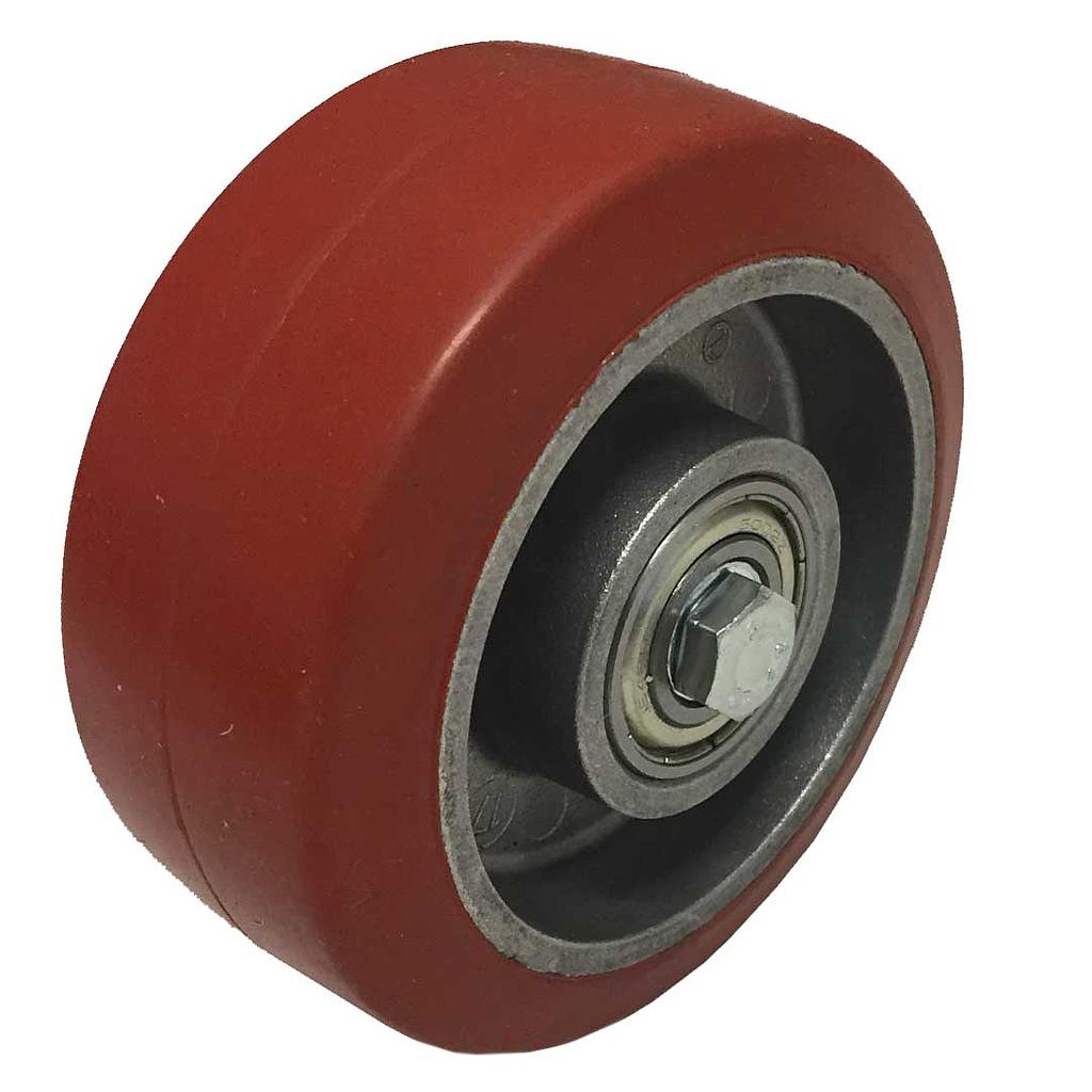 [TR-722152] WHEEL ø100x40mm  Silicone rubber Temp -30..+250°C 