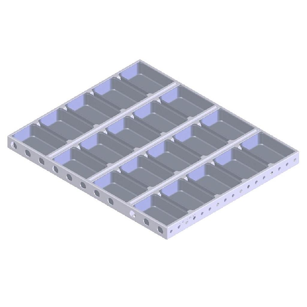 FORMSET 50x60 20x0,3L DD-typ 130mm FOCACCIA MINI