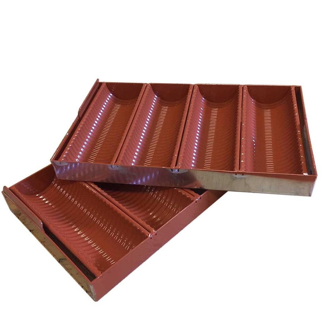[DDRX-14792-re] TIN SET 50x31 Crimped Round Bread4x2,3L DD-type 300mm Crimped Round Bread "Spiraloff" RilonElast