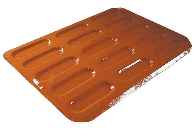 [FORX-6068-re] HOT DOG BUN TRAY 47x63 15x 155mm RilonElast **OUTLET**