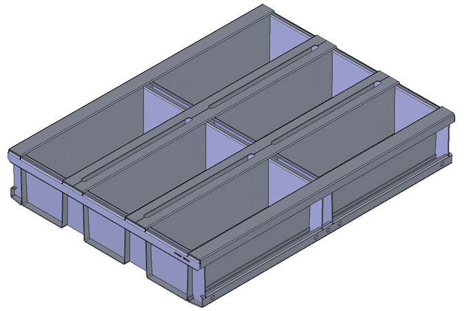 FORMSÆT 46x61 6x2,6L SL-type 280mm RilonElast