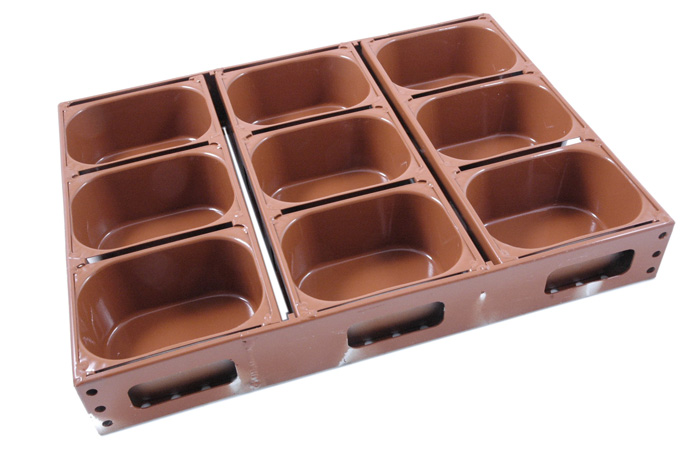 [DDRX-12722-re] TIN SET 45x60 9x1,4L DD-type 175mm FARMHOUSE 400g RilonElast 