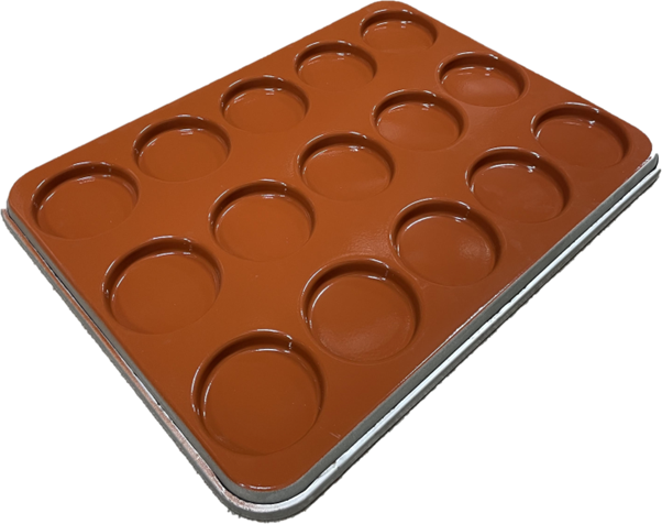 [APEU-BBT2073-re] HAMBURGER TRAY 45x60 ø102mm  RilonElast