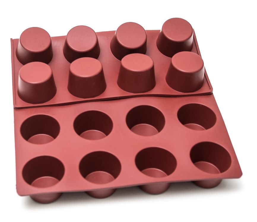 [MA-002743] SILIKONMATTA 40x60 MUFFIN 24st ø73mm  