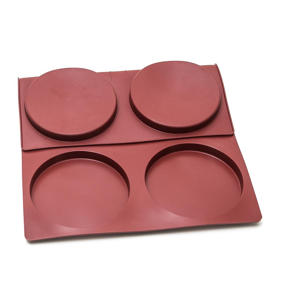 [MA-010474] SILIKONMATTE 40x60 RUND 6stk ø160mm 