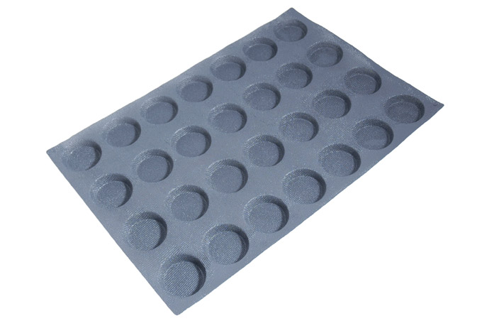[MA-011070] SILIKONEMÅTTE 40x60 RUND 28stk ø70mm 