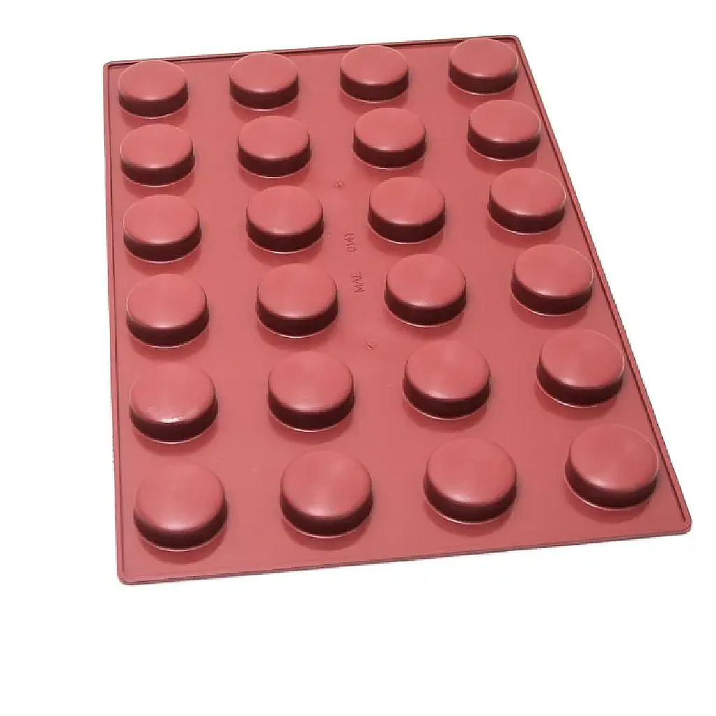 [MA-000141] SILIKONMATTE 40x60 RUND 24stk ø59mm 