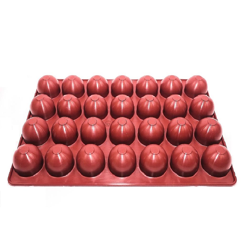 [MA-011681] SILICONE MAT 20x30 SPHERE 28st ø35mm  