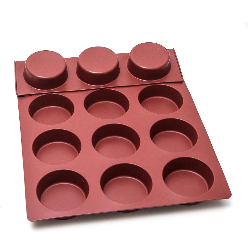 [MA-010665] SILICONE MAT 40x60 ROUND 15st ø100mm