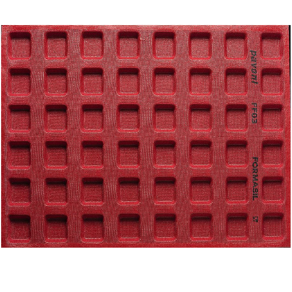 [PI-FF03] SILICONE MAT 40x60 SQUARE 48pcs 45mm **OUTLET**