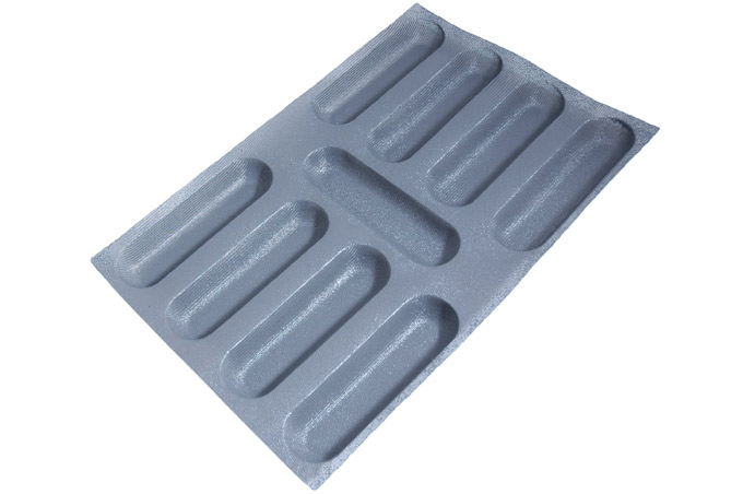 SILIKONMATTA 40x60 BAGUETTE 9st 230mm 
