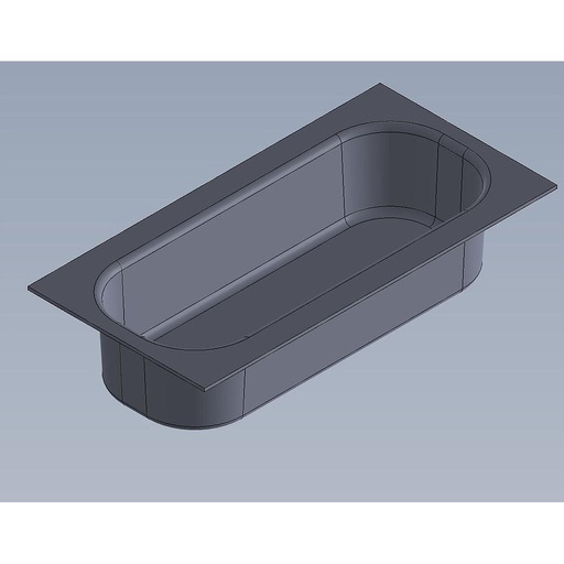 [STRX-14798] BRÖDFORM 0,2L 130mm Djupdragen KORVBRÖD