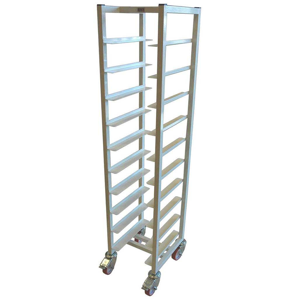 [SRRX-BV2836V] SERVERINGSBRETTSVOGN CAFÉ 28x36 10-stik Hvid