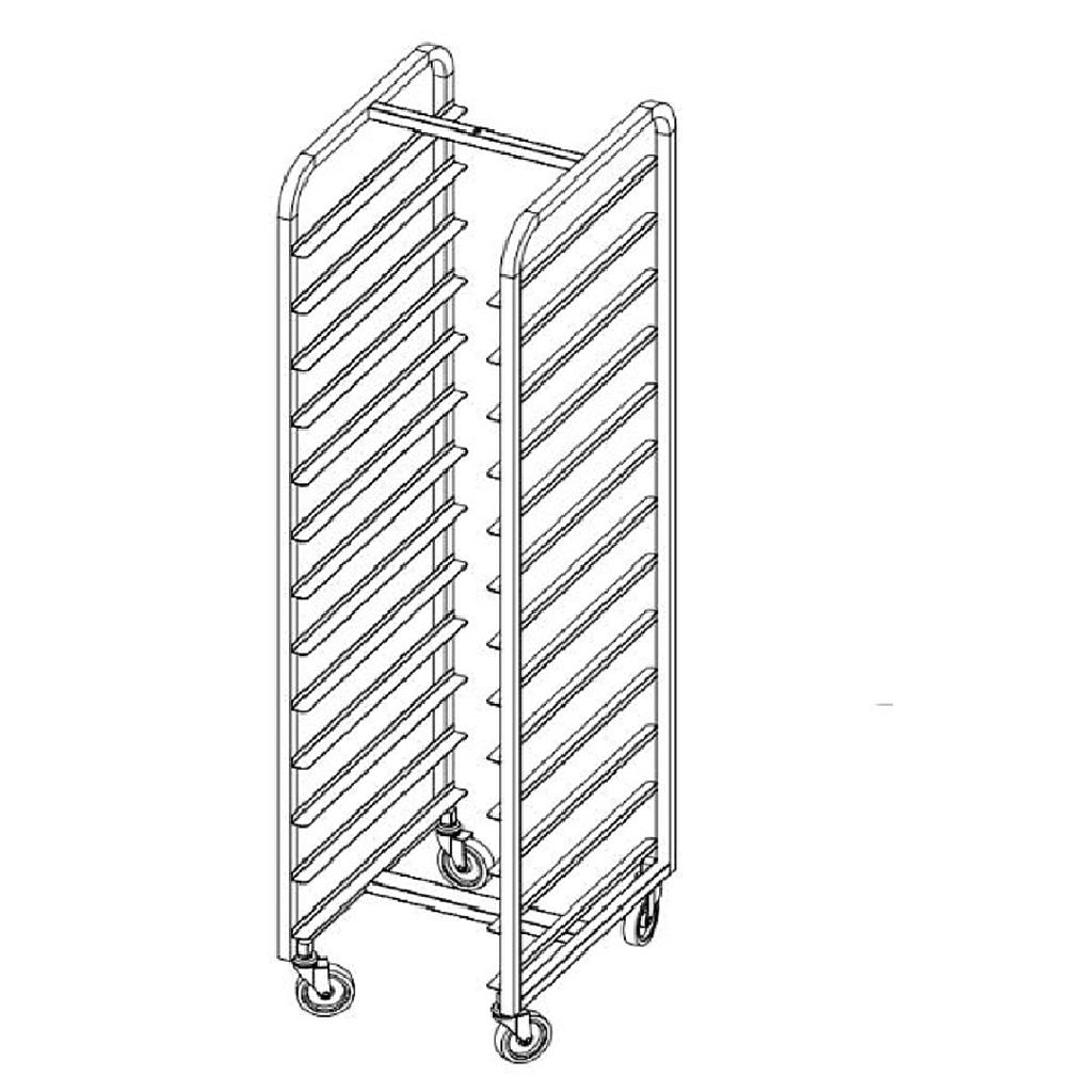 [ORRX-H4060L13] OVEN RACK 40x60 13-rung CHASSIS H-type