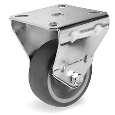 [TR-385303] CASTOR COMPLETE ø75mm FIXED Top Plate Galvanized steel
