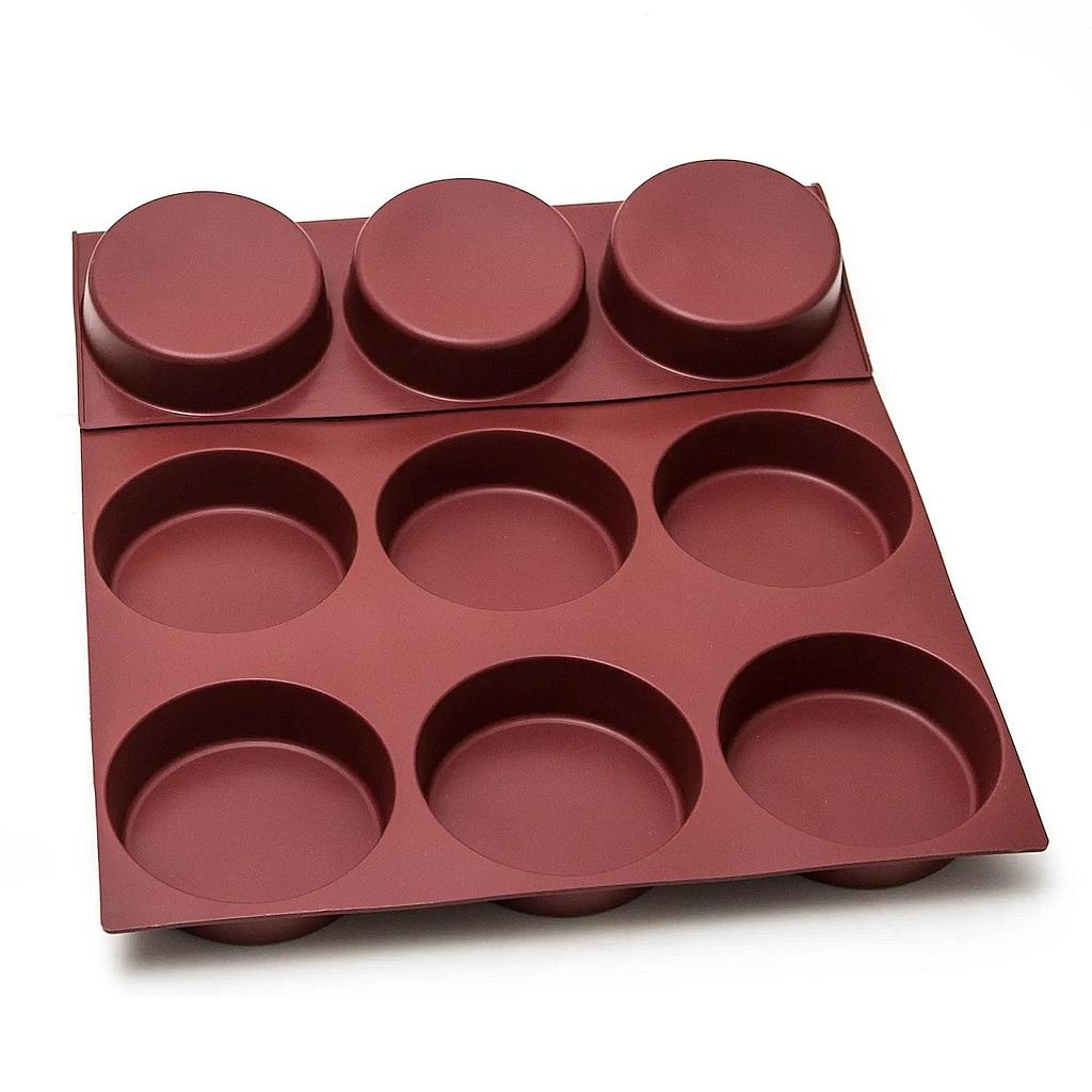 [MA-004480] SILIKONMATTA 40x60 RUND 12st ø120mm  